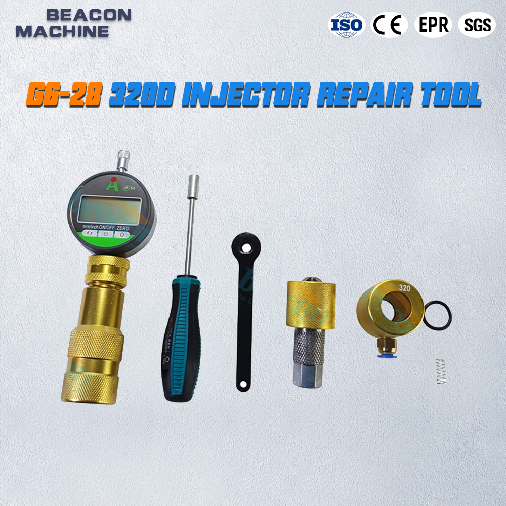 Инструмент для снятия форсунки G6-28 320D. Калибровочный комплект для форсунок Common Rail BEACON.