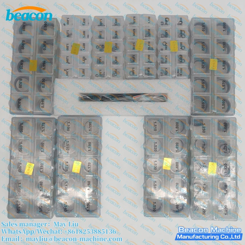 Полный комплект шайб для регулировки расхода топлива форсунок