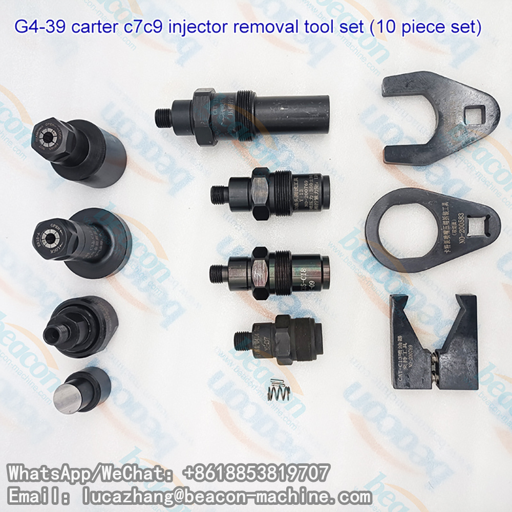 Набор инструментов G4-39 для снятия и установки форсунок Caterpillar C7 C9, 10 предметов.
