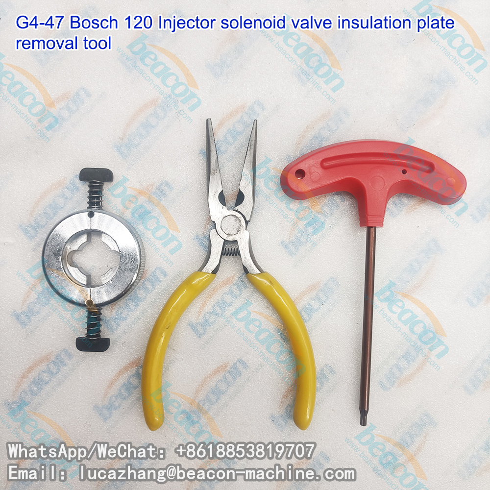 Инструмент для снятия изоляционной пластины электромагнитного клапана форсунки Bosch 120 G4-34