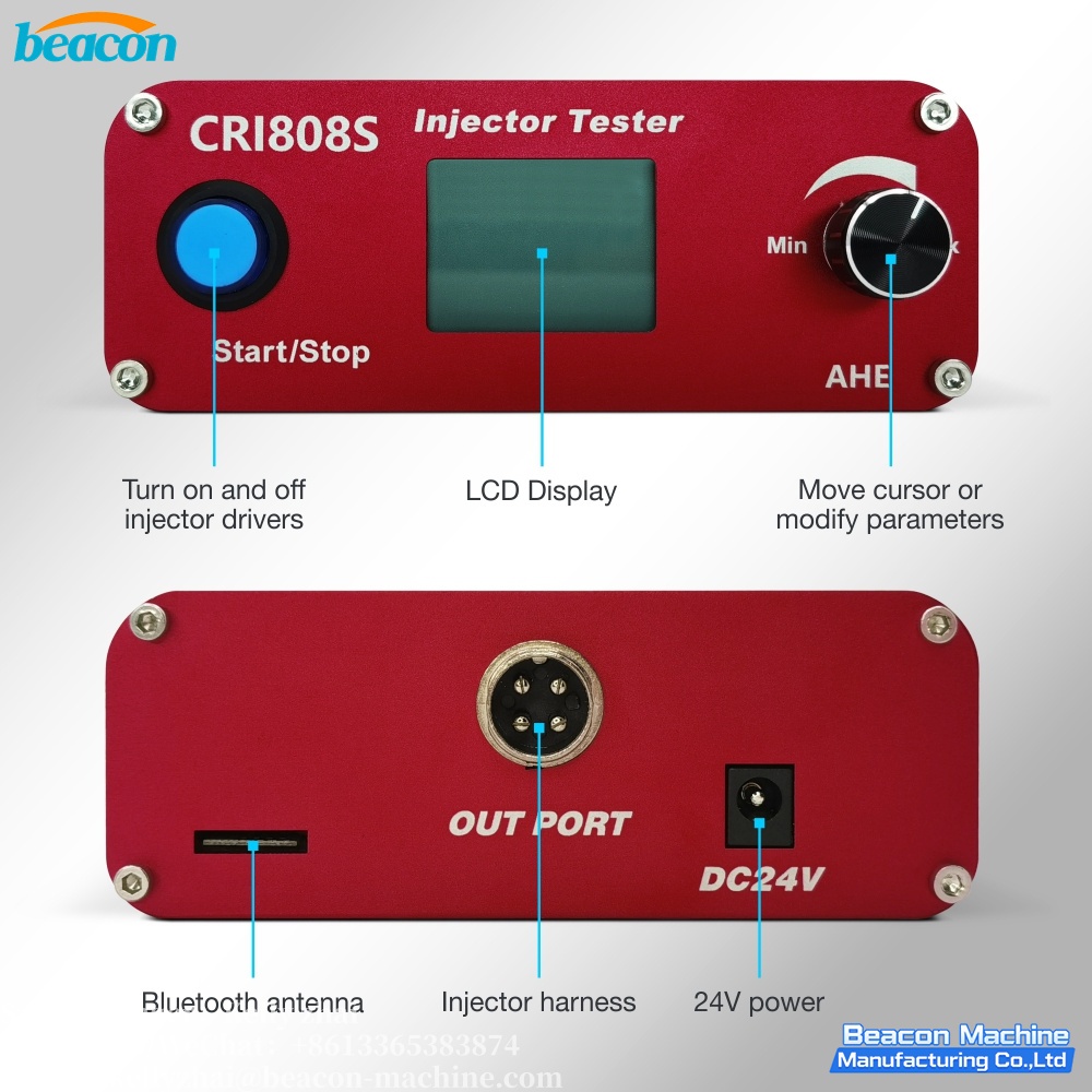 Тестер форсунок CRI808S, привод форсунок, пьезоэлектрический тестер форсунок